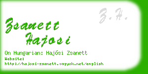 zsanett hajosi business card